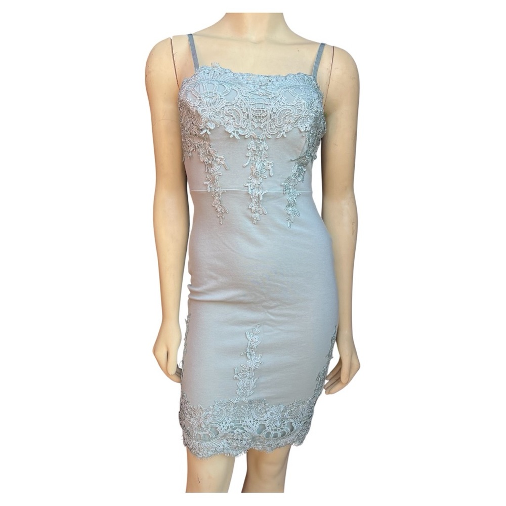 Haute Monde Green Pistachio Lace Womens Dress Size Small NWOT